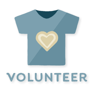 Volunteer shirt illustration
